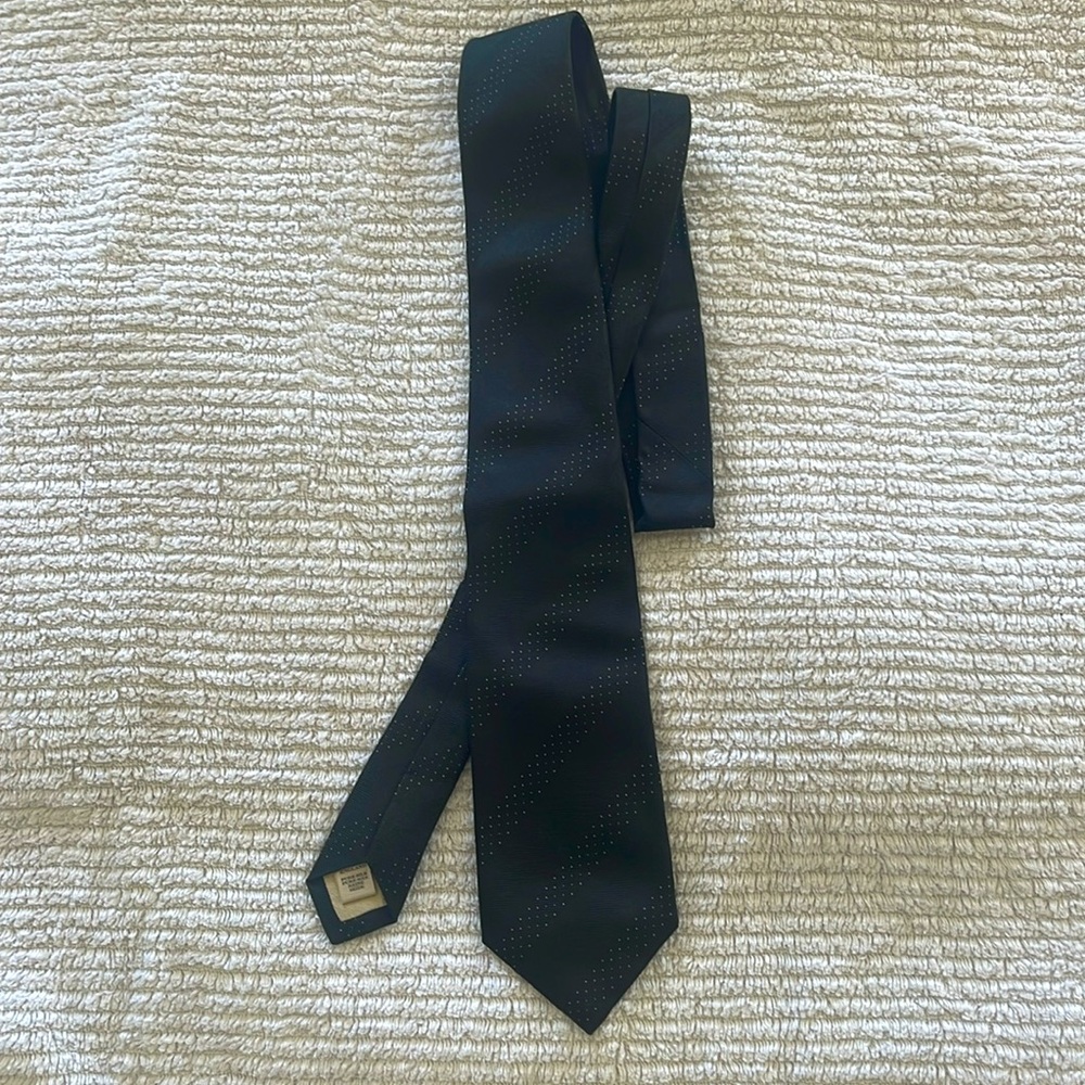 Vintage Burberry handmade silk tie